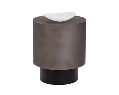 Sunpan - Bernaby End Table - Gunmetal - 108102_CLOSEOUT veiw 1