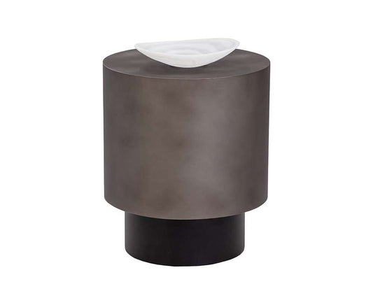 Sunpan - Bernaby End Table - Gunmetal - 108102_CLOSEOUT veiw 1