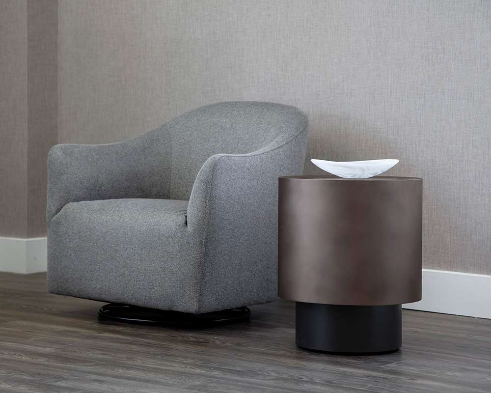 Sunpan - Bernaby End Table - Gunmetal - 108102_CLOSEOUT veiw 4