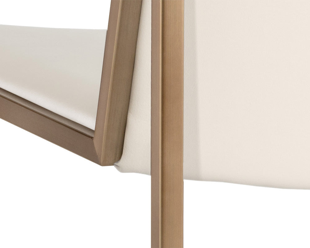 Sunpan - Blair Dining Chair - Antique Brass - Castillo Cream (Set Of 2) - 105170 view 6