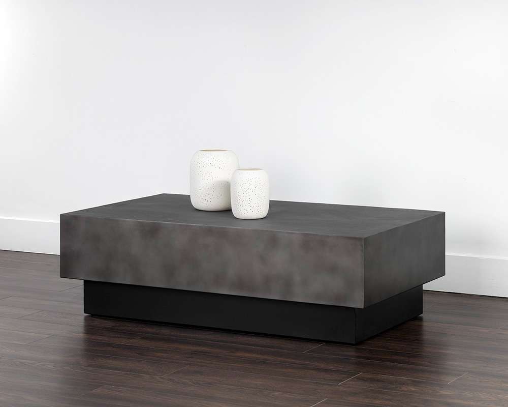 Sunpan - Blakely Coffee Table - Gunmetal - 107078_CLOSEOUT veiw 3