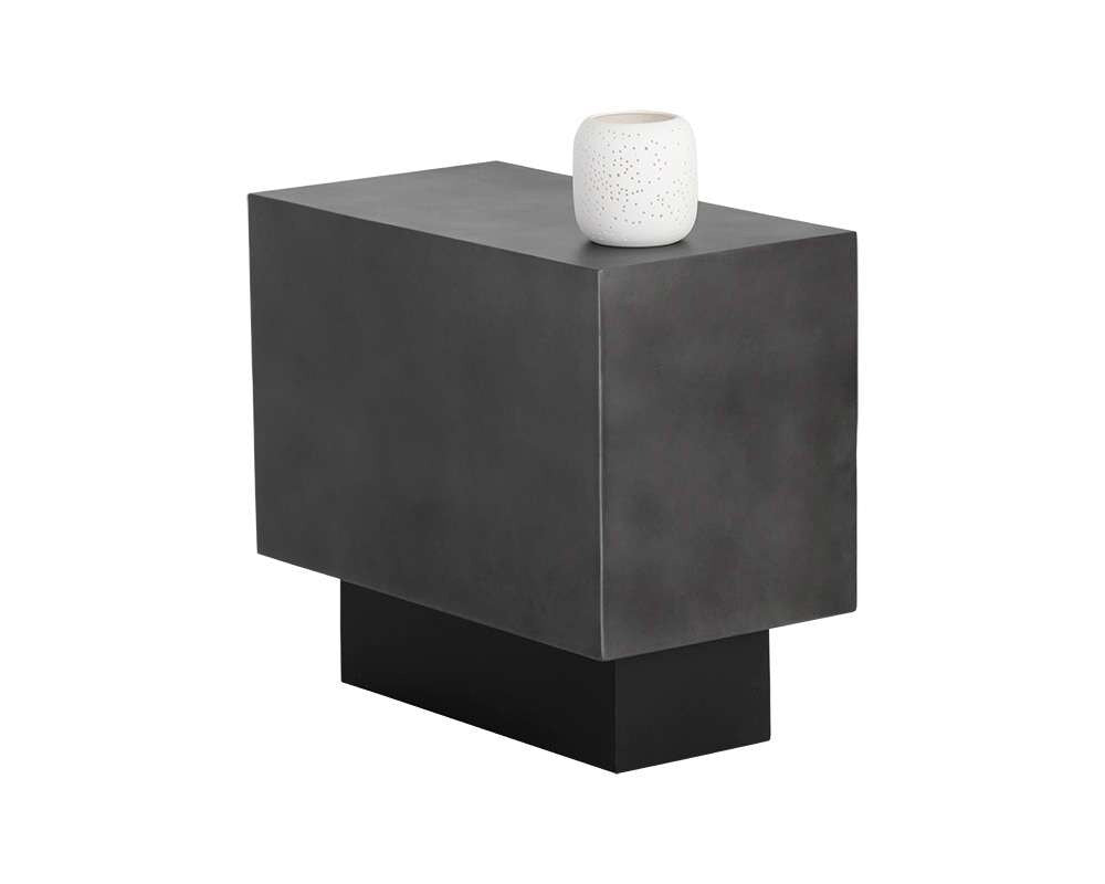 Sunpan - Blakely End Table - Gunmetal - 107079 veiw 1