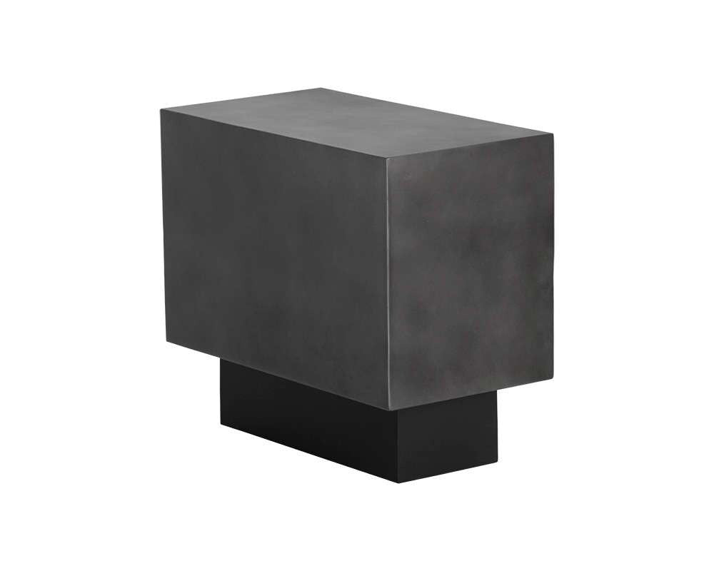 Sunpan - Blakely End Table - Gunmetal - 107079 veiw 2