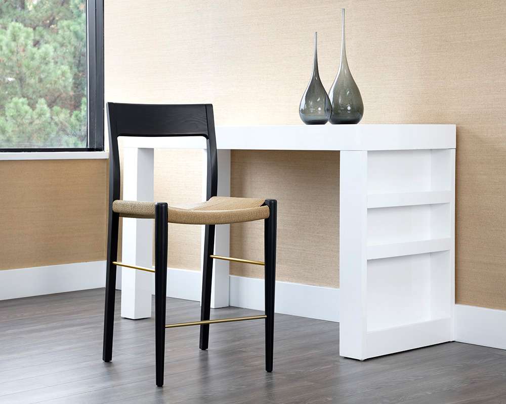 Sunpan - Bondi Counter Stool - Black - 108281 veiw 4