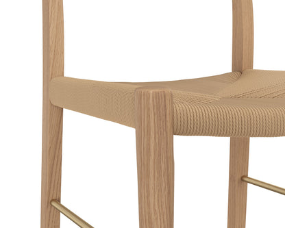 Sunpan - Bondi Counter Stool - Light Oak - 110982 view 4