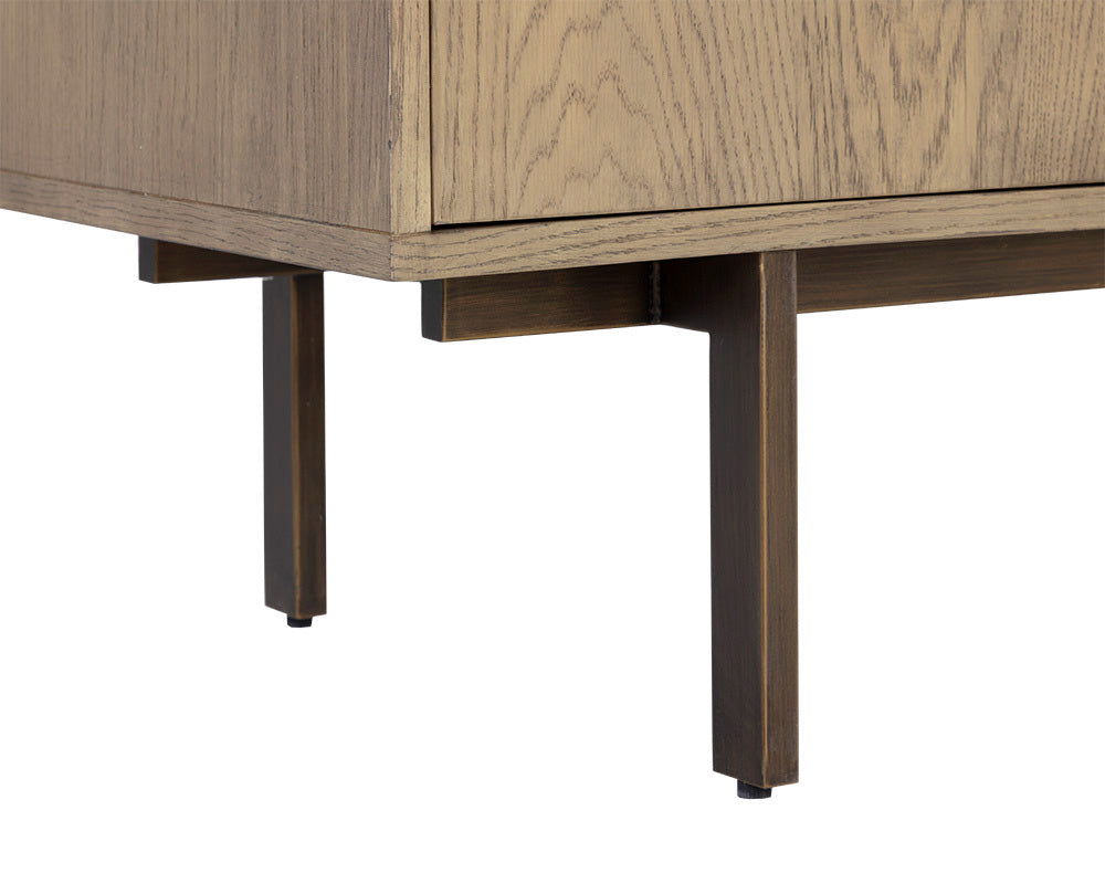 Sunpan - MIXT Briar Sideboard - Weathered Oak - 107442 view 6