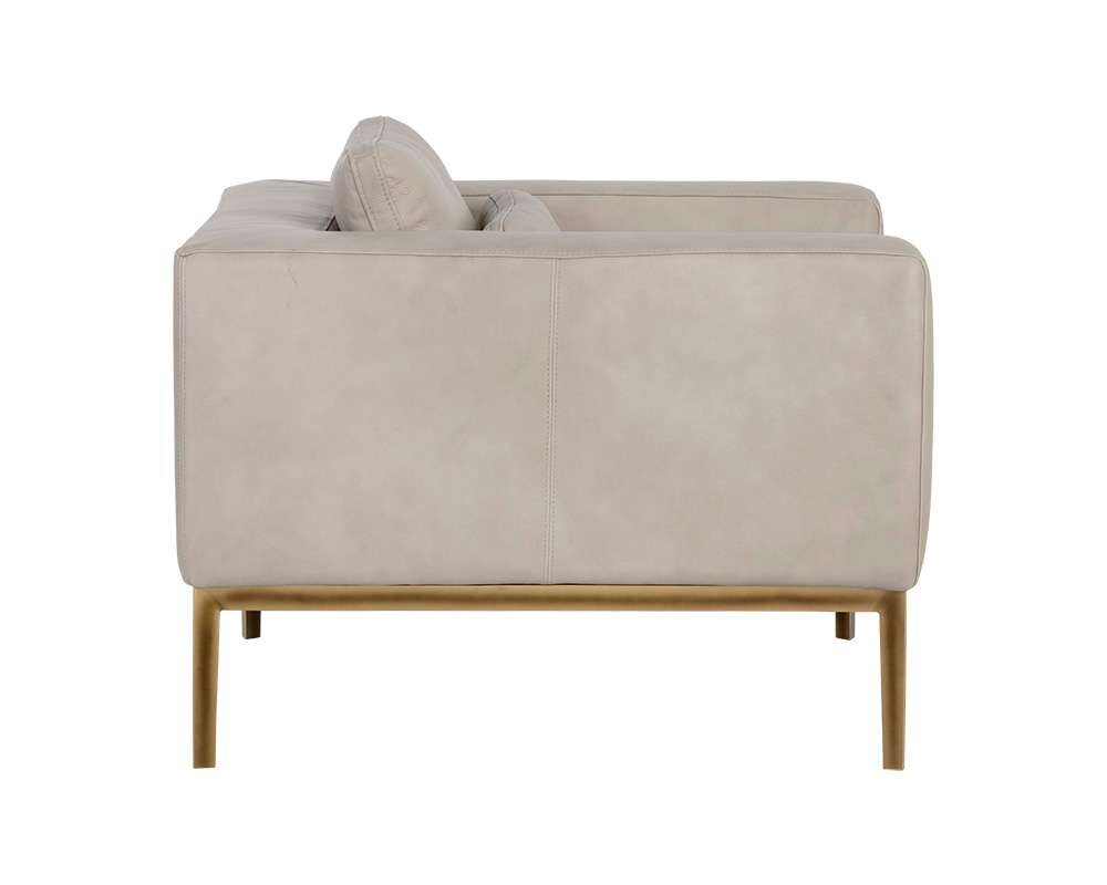 Sunpan - Irongate Burr Armchair - Bali Bone Leather - 106597 veiw 3