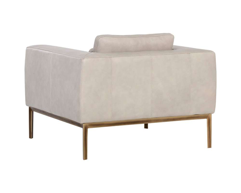 Sunpan - Irongate Burr Armchair - Bali Bone Leather - 106597 veiw 4
