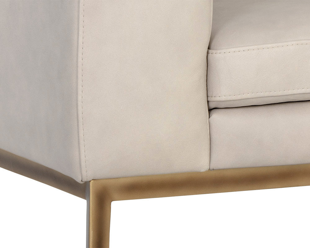 Sunpan - Irongate Burr Armchair - Bali Bone Leather - 106597 view 9