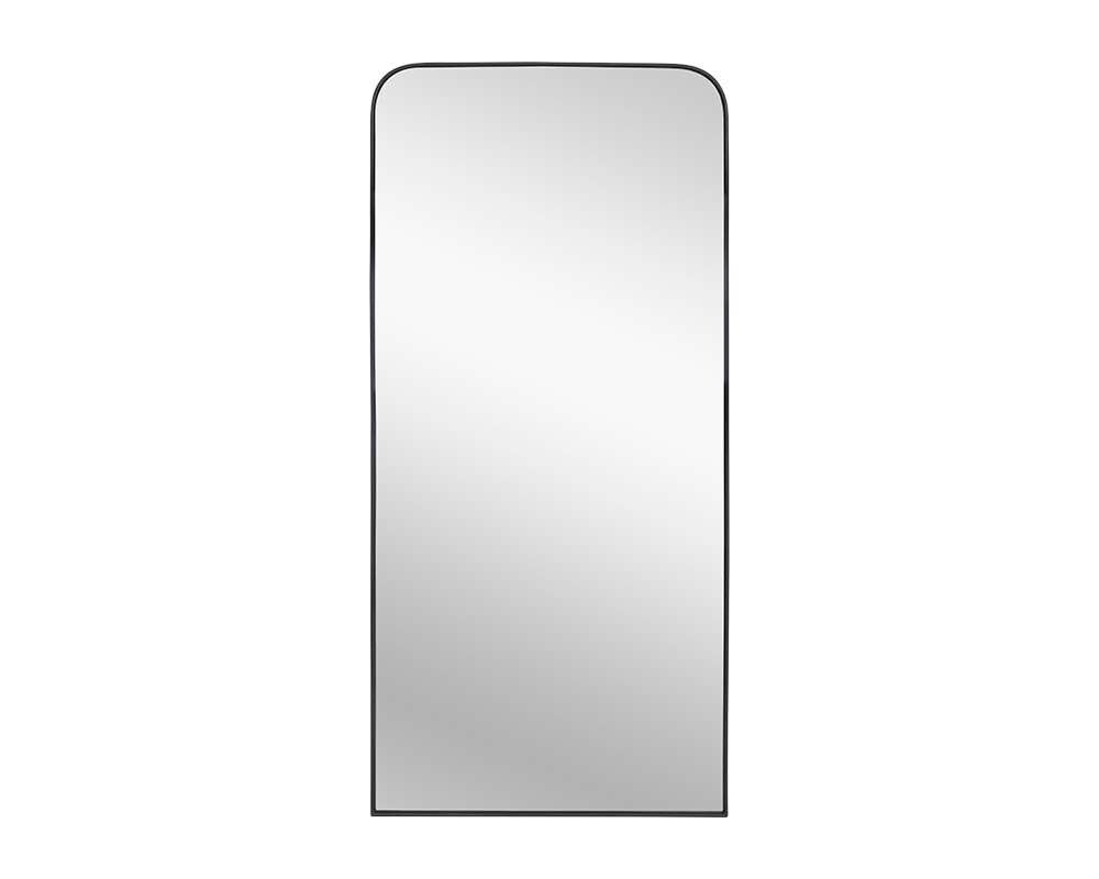 Sunpan - Calabasas Floor Mirror - Black - 106741 veiw 1