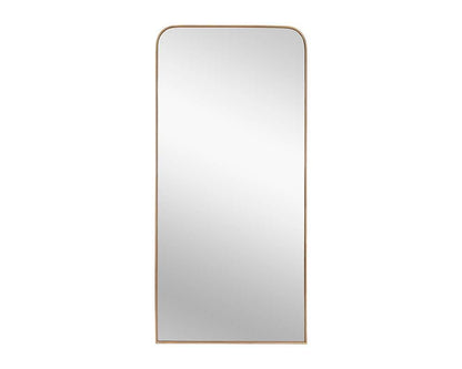 Sunpan - Calabasas Floor Mirror - Brass - 106554 veiw 1