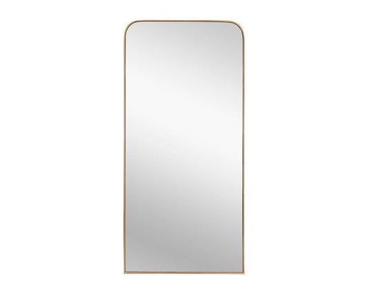 Sunpan - Calabasas Floor Mirror - Brass - 106554 veiw 1