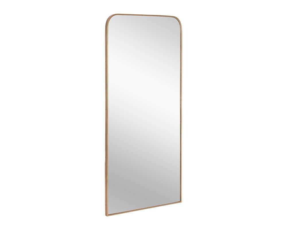 Sunpan - Calabasas Floor Mirror - Brass - 106554 veiw 2