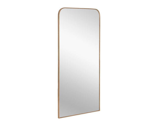 Sunpan - Calabasas Floor Mirror - Brass - 106554 veiw 2