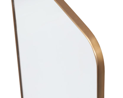 Sunpan - Calabasas Floor Mirror - Brass - 106554 view 4