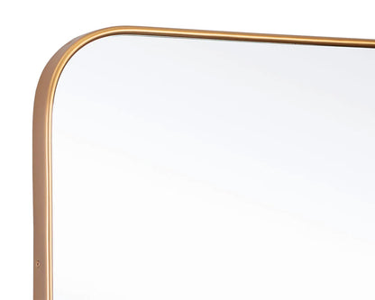 Sunpan - Calabasas Wall Mirror - Brass - 109069 view 4