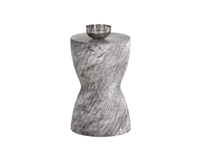 Sunpan - MIXT Cara End Table - Marble Look - Grey - 106775 veiw 1