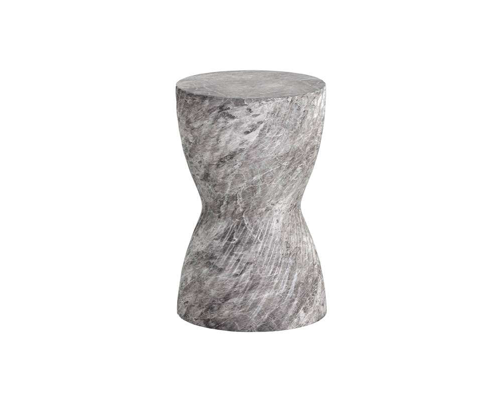 Sunpan - MIXT Cara End Table - Marble Look - Grey - 106775 veiw 2