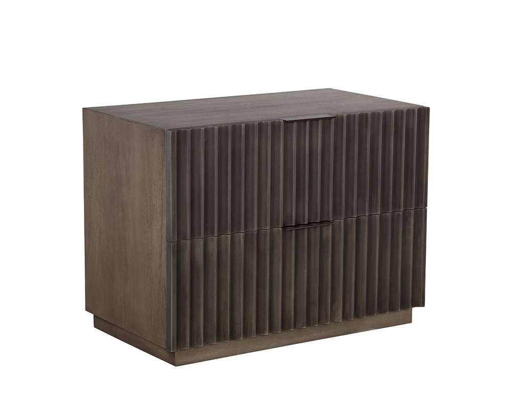 Sunpan - Carlin Nightstand - Taupe - 110640 veiw 2