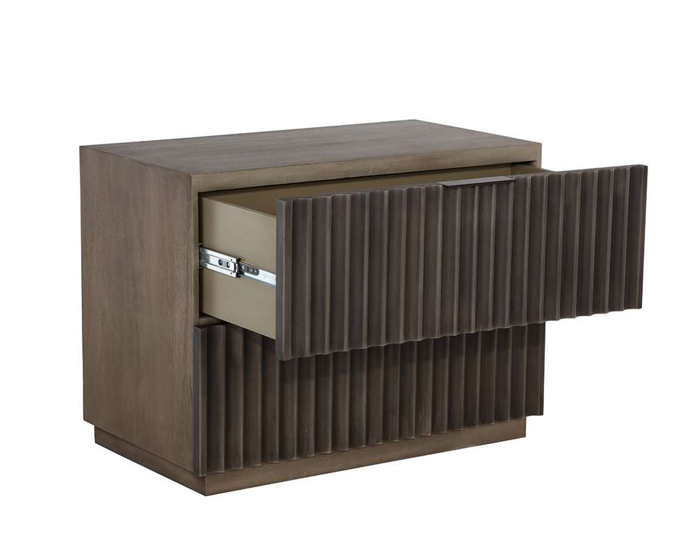 Sunpan - Carlin Nightstand - Taupe - 110640 veiw 3