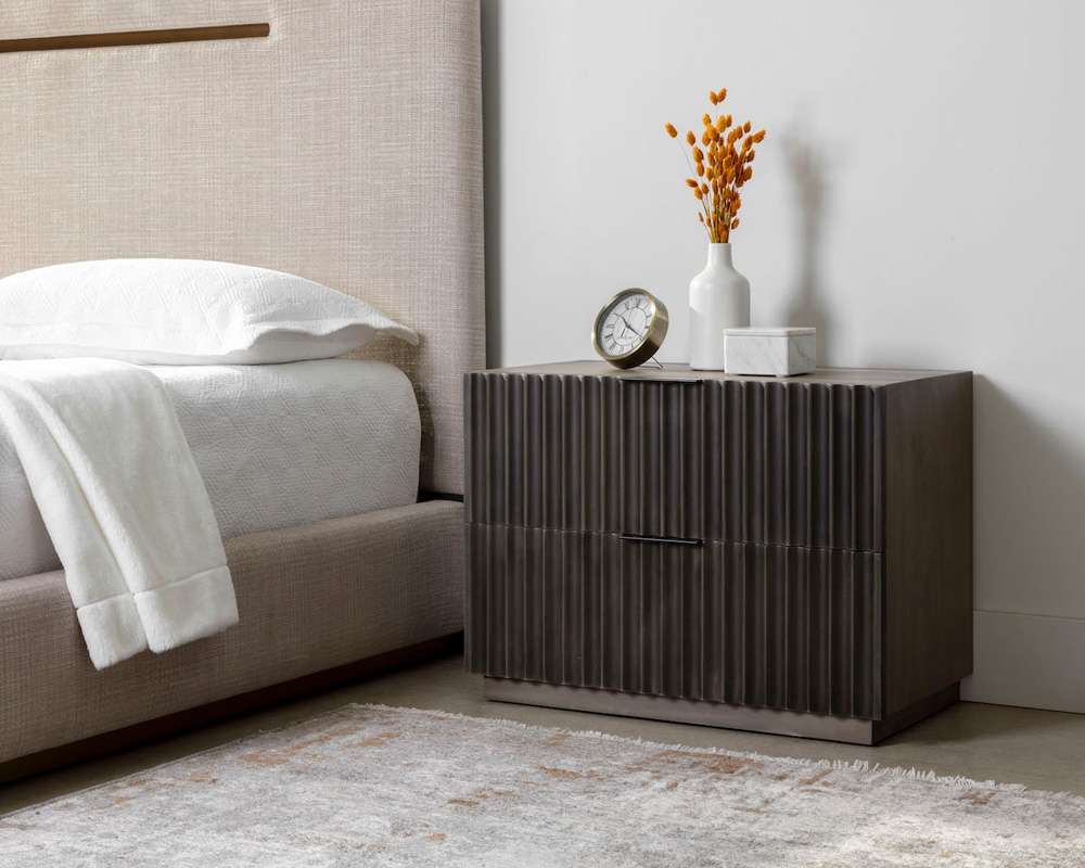 Sunpan - Carlin Nightstand - Taupe - 110640 veiw 5