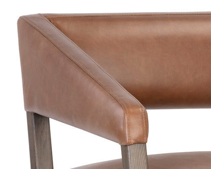 Sunpan - Westport Carlyle Lounge Chair - Shalimar Tobacco Leather - 110532 view 6