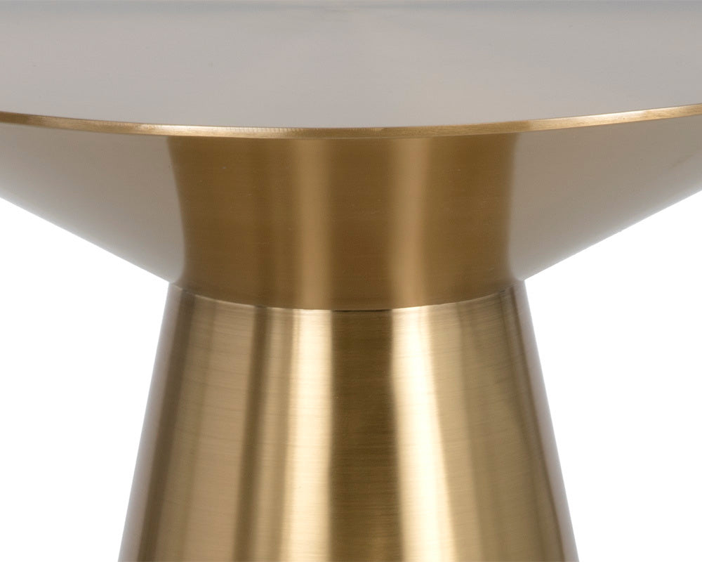 Sunpan - Ikon Carmel Side Table - Yellow Gold - 103010 view 4
