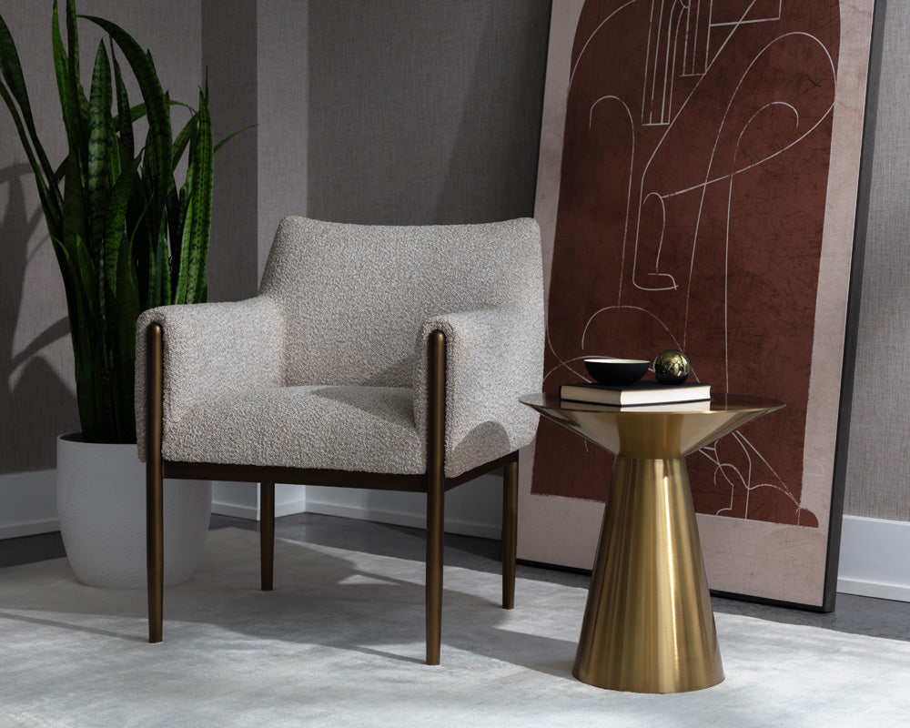 Sunpan - Ikon Carmel Side Table - Yellow Gold - 103010 view 5