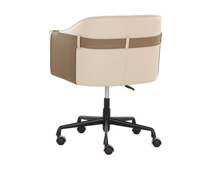 Sunpan - Ikon Carter Office Chair - Napa Beige / Napa Tan - 109042 veiw 4