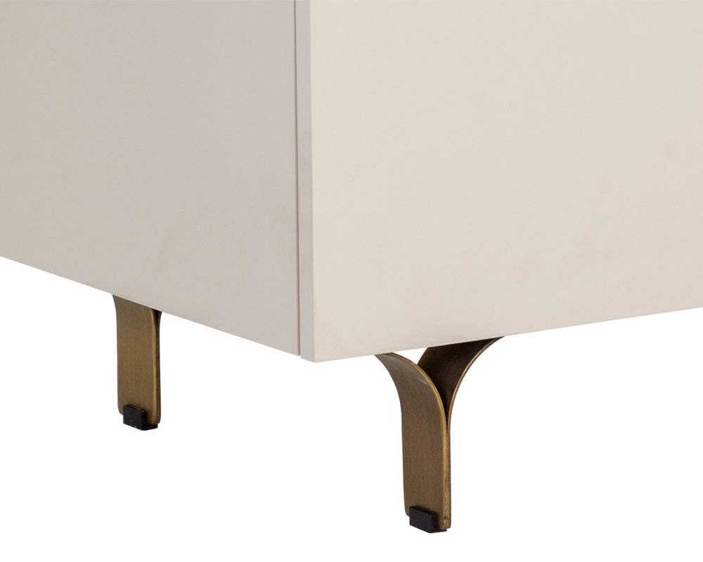 Sunpan - Celine Nightstand Large - Cream - 110030 view 7