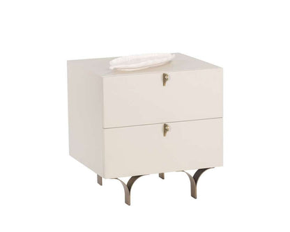 Sunpan - Celine Nightstand Small - Cream - 105397 veiw 1