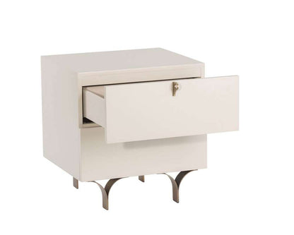 Sunpan - Celine Nightstand Small - Cream - 105397 veiw 3