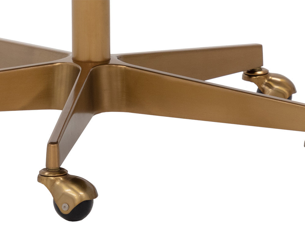 Sunpan - Claren Office Chair - Deep Green Sky - 107851 view 6