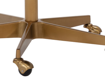 Sunpan - Claren Office Chair - Deep Green Sky - 107851 view 6