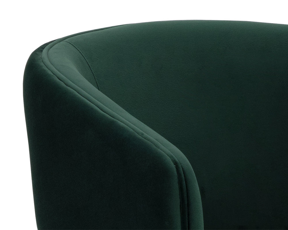 Sunpan - Claren Office Chair - Deep Green Sky - 107851 view 8