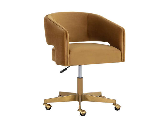 Sunpan - Claren Office Chair - Gold Sky - 107852 veiw 1