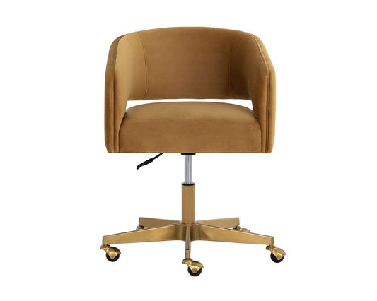 Sunpan - Claren Office Chair - Gold Sky - 107852 veiw 2