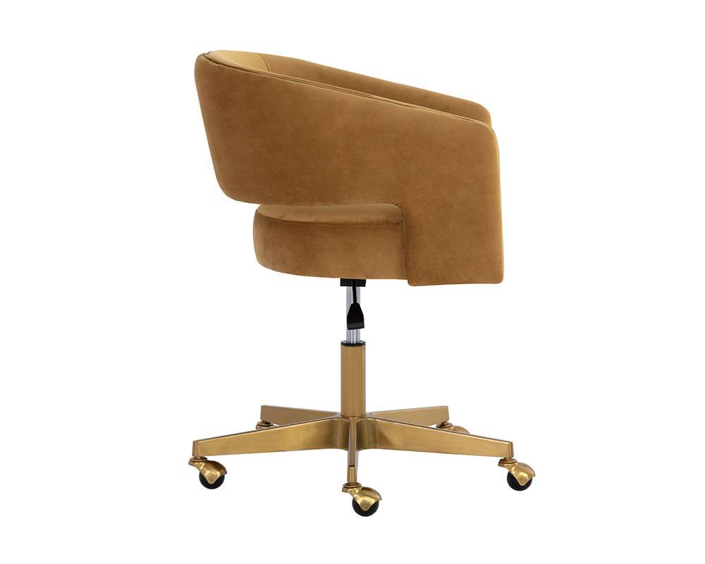 Sunpan - Claren Office Chair - Gold Sky - 107852 veiw 3