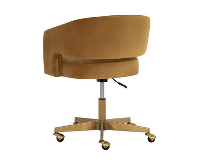 Sunpan - Claren Office Chair - Gold Sky - 107852 veiw 4