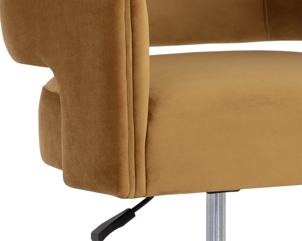 Sunpan - Claren Office Chair - Gold Sky - 107852 view 6