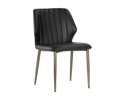 Sunpan - Clinton Dining Chair - Bronze - Bravo Black (Set Of 2) - 106316 veiw 1