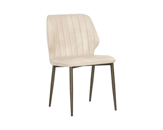 Sunpan - Clinton Dining Chair - Bronze - Bravo Cream (Set Of 2) - 106695 veiw 1