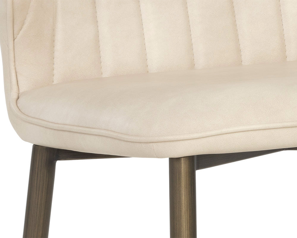 Sunpan - Clinton Dining Chair - Bronze - Bravo Cream (Set Of 2) - 106695 view 6