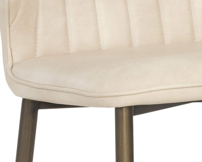 Sunpan - Clinton Dining Chair - Bronze - Bravo Cream (Set Of 2) - 106695 view 6