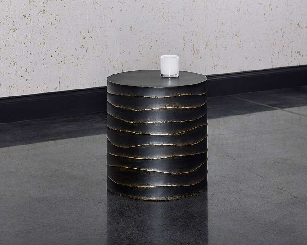 Sunpan - Solterra Corey End Table - Black - 105332 veiw 3