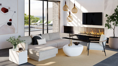Sunpan - MIXT Corvo Coffee Table Small - White - 110745 view 5