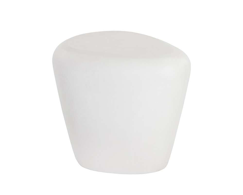 Sunpan - MIXT Corvo End Table - White - 108490 veiw 2