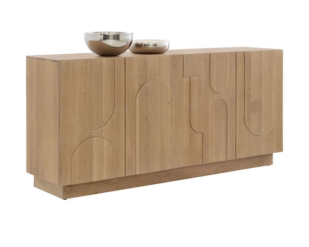Sunpan - Cove Sideboard - Rustic Oak - 109610 veiw 1