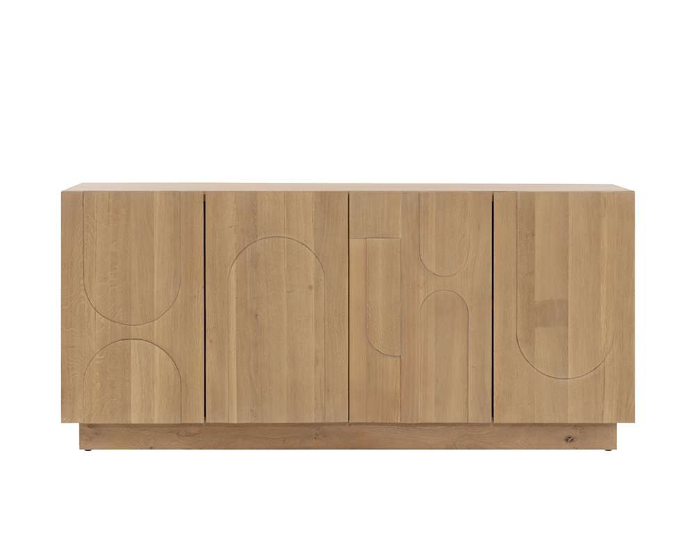 Sunpan - Cove Sideboard - Rustic Oak - 109610 veiw 3
