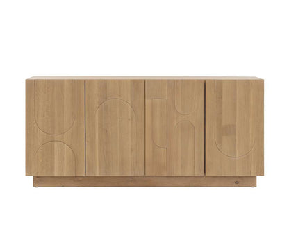 Sunpan - Cove Sideboard - Rustic Oak - 109610 veiw 3
